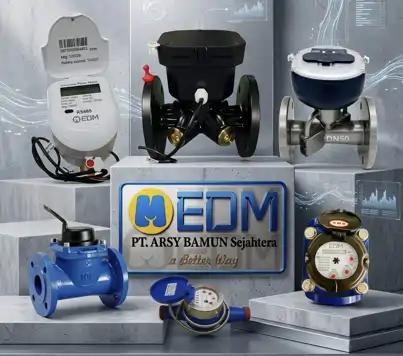 Rangkaian water meter EDM